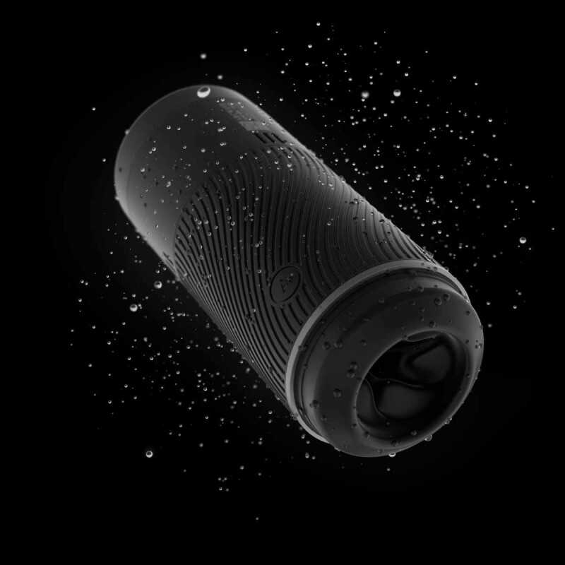 Мастурбатор хай-тек у колбі Arcwave Pow Stroker Black, рельєфний, 18 х 7 см - Изображение 8