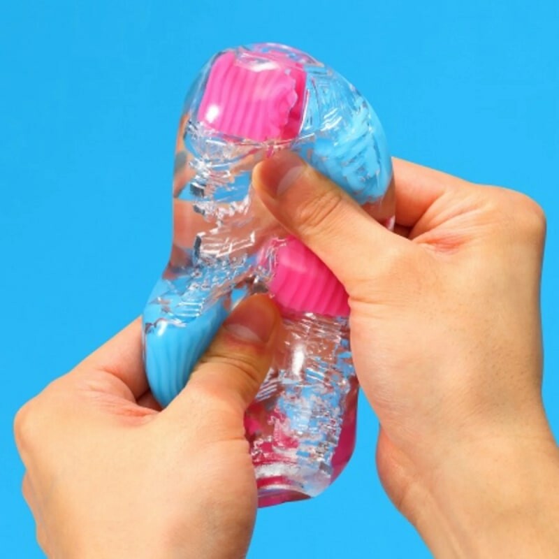 Мастурбатор нереалістичний TENGA Bobble Crazy Cubes різнокольоровий, 16.5 х 4.5 см - Изображение 9