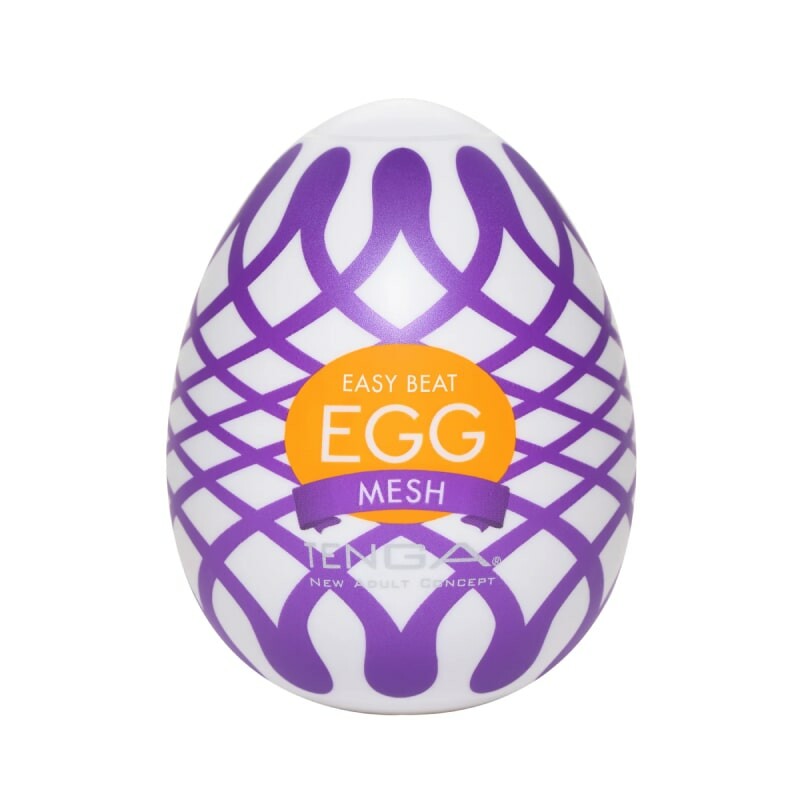 Мастурбатор хай-тек TENGA Egg Wonder Mesh білий, 4.9 × 4.9 × 6.1 см - Изображение 5