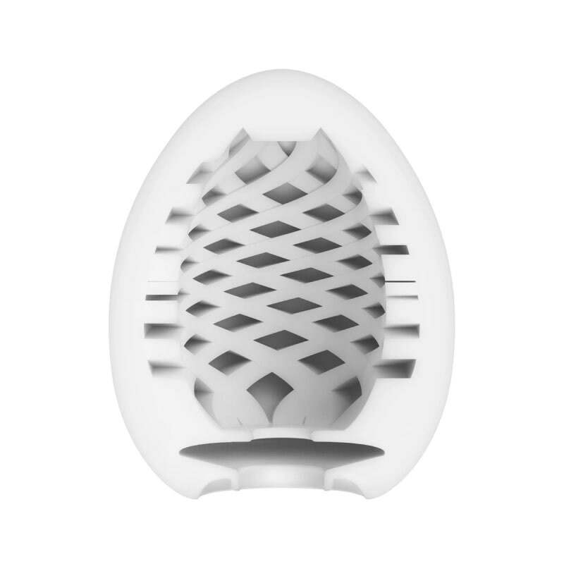 Мастурбатор хай-тек TENGA Egg Wonder Mesh білий, 4.9 × 4.9 × 6.1 см - Изображение 6