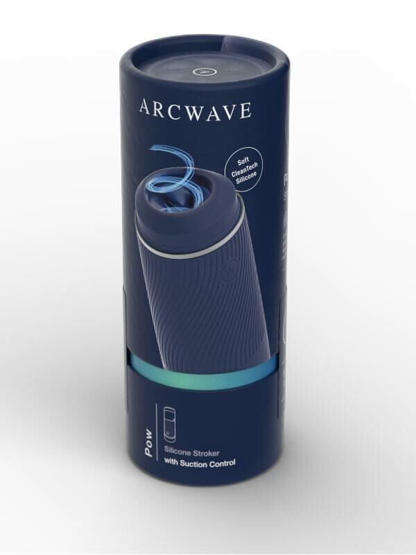 Мастурбатор хай-тек у колбі Arcwave Pow Stroker Blue, рельєфний, 18 х 7 см - Изображение 8