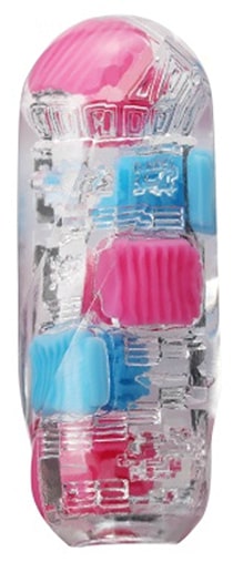 Мастурбатор нереалістичний TENGA Bobble Crazy Cubes різнокольоровий, 16.5 х 4.5 см - Изображение 1
