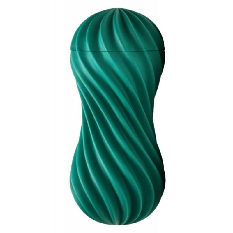 Мастурбатор нереалістичний Tenga Flex у колбі, зелений - Изображение 6
