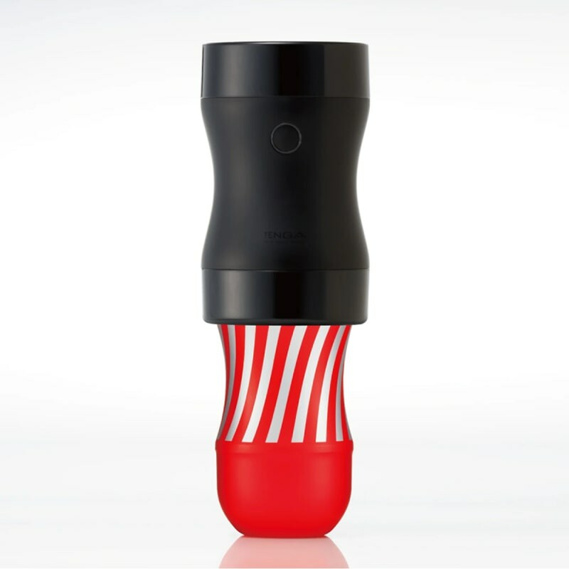 Мастурбатор нереалістичний Rolling Tenga Gyro Roller Cup червоно-білий, 15 х 4.5 см - Зображення 4