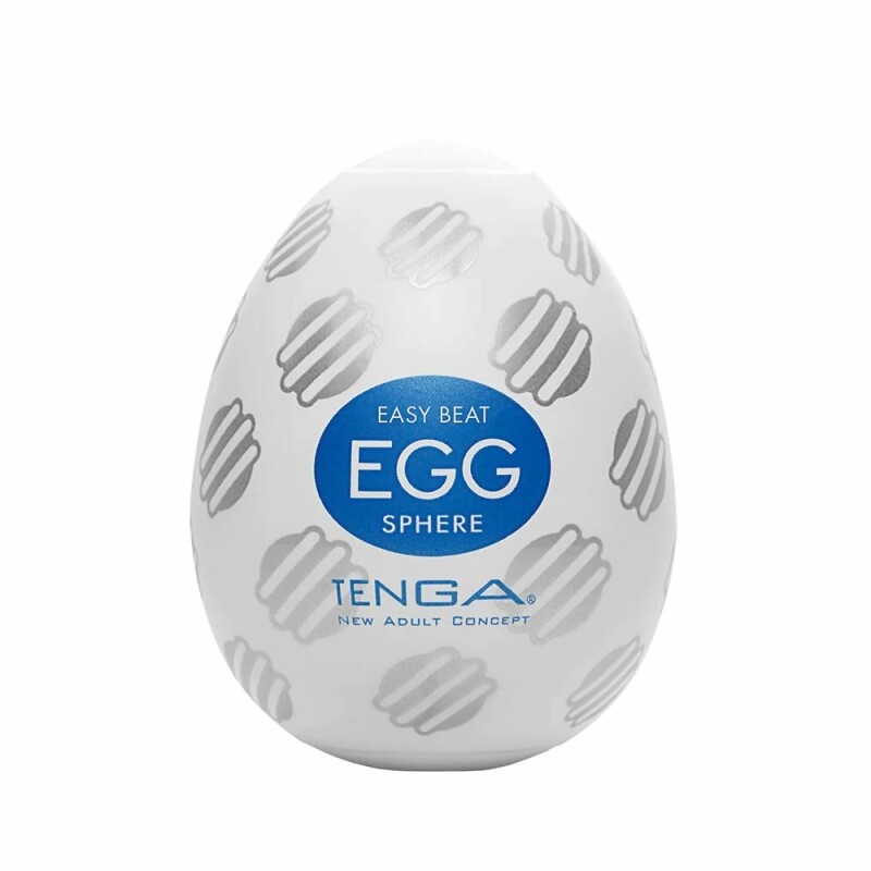 Мастурбатор хай-тек TENGA Egg New Standard Sphere білий, 4.9×4.9×6.09 см - Изображение 3