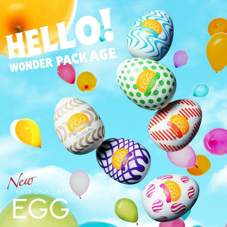 Мастурбатор хай-тек TENGA Egg Wonder Stud білий, 4.9 × 4.9 × 6.1 см - Зображення 4