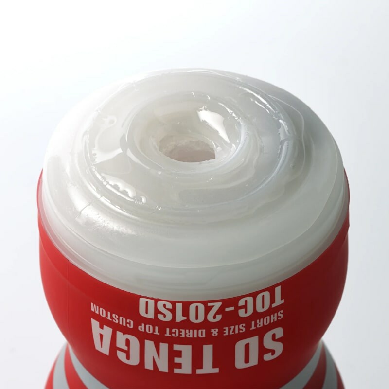 Мастурбатор міні у колбі Tenga SD Original Vacuum Cup Gentle червоний - Зображення 2