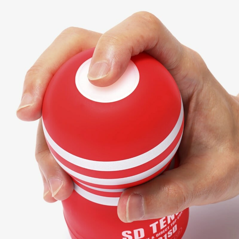 Мастурбатор міні у колбі Tenga SD Original Vacuum Cup Gentle червоний - Зображення 3