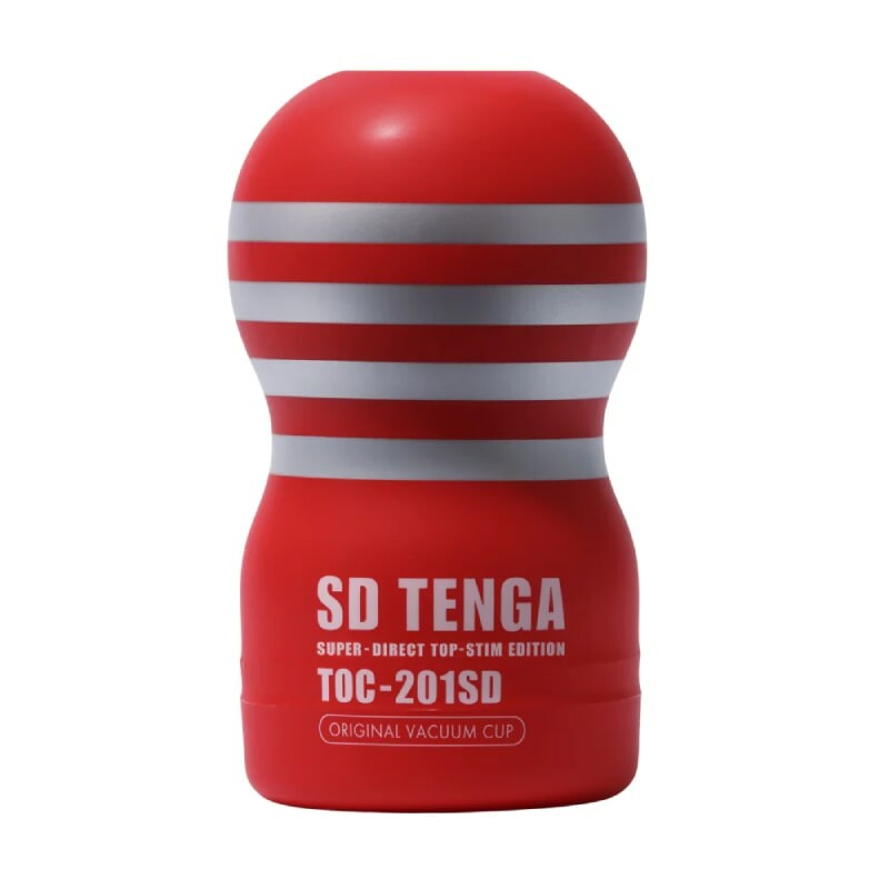 Мастурбатор міні у колбі Tenga SD Original Vacuum Cup Gentle червоний