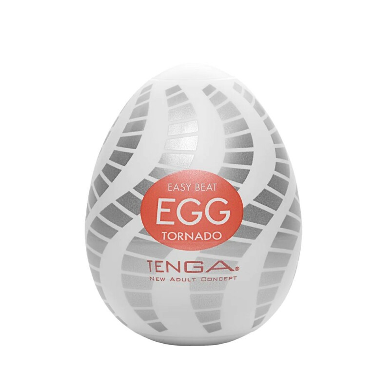 Мастурбатор хай-тек TENGA Egg New Standard Tornado білий, 4.9×4.9×6.09 см - Изображение 3