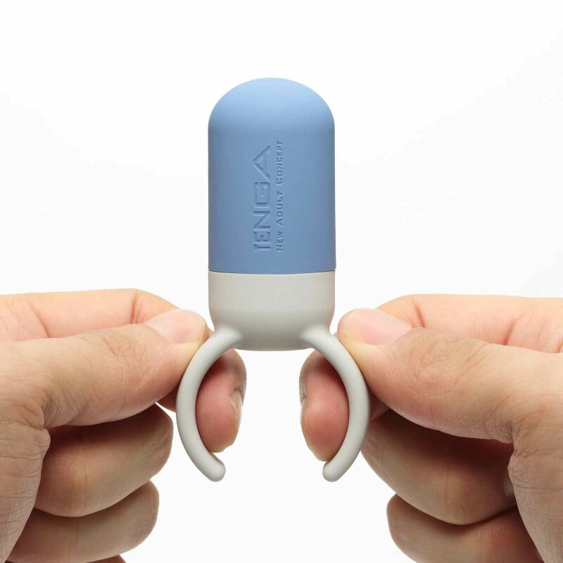 Кільце ерекційне для члена Tenga SVR One з вібрацією, сіре, 3.7 × 8.5 × 1.9 см - Зображення 4
