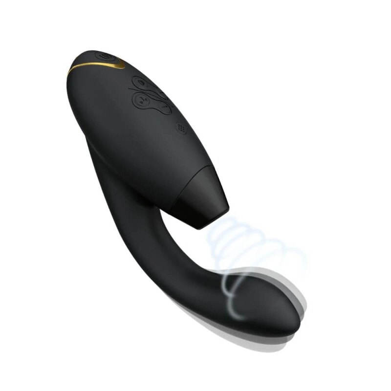 Безконтактний вібратор-стимулятор Womanizer Duo 2 Black, чорний - Зображення 1