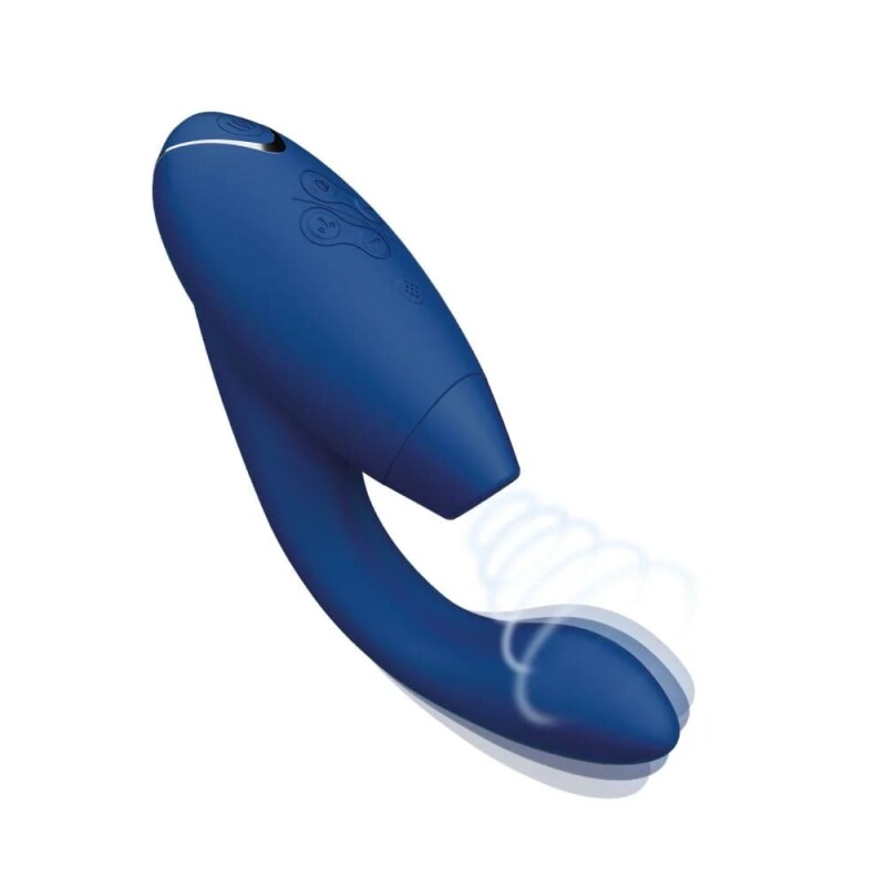 Безконтактний вібратор-стимулятор Womanizer  Duo 2 Blueberry, синій - Изображение 2