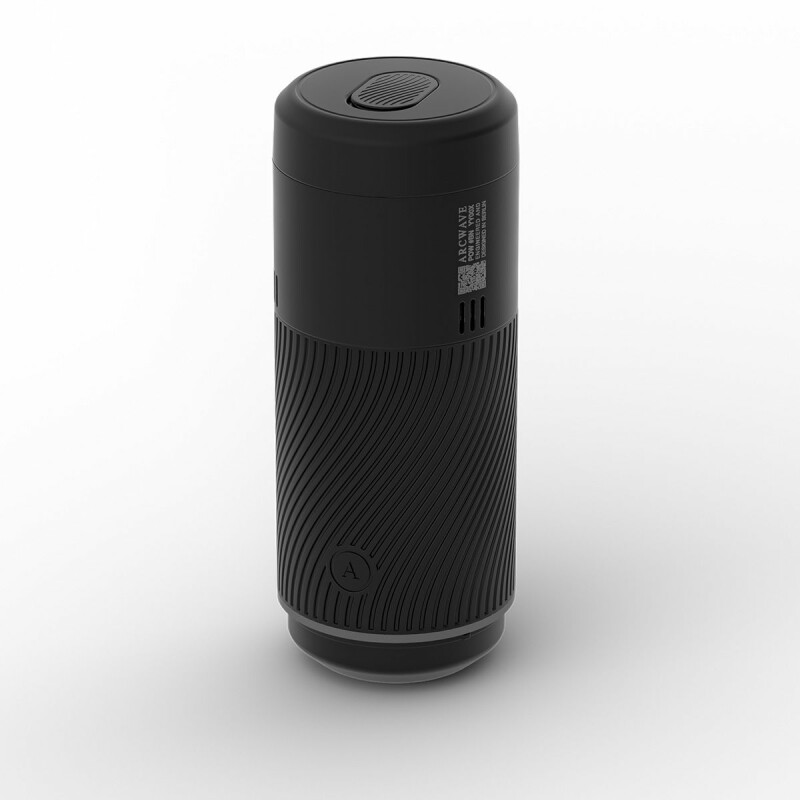 Мастурбатор хай-тек у колбі Arcwave Pow Stroker Black, рельєфний, 18 х 7 см - Изображение 3