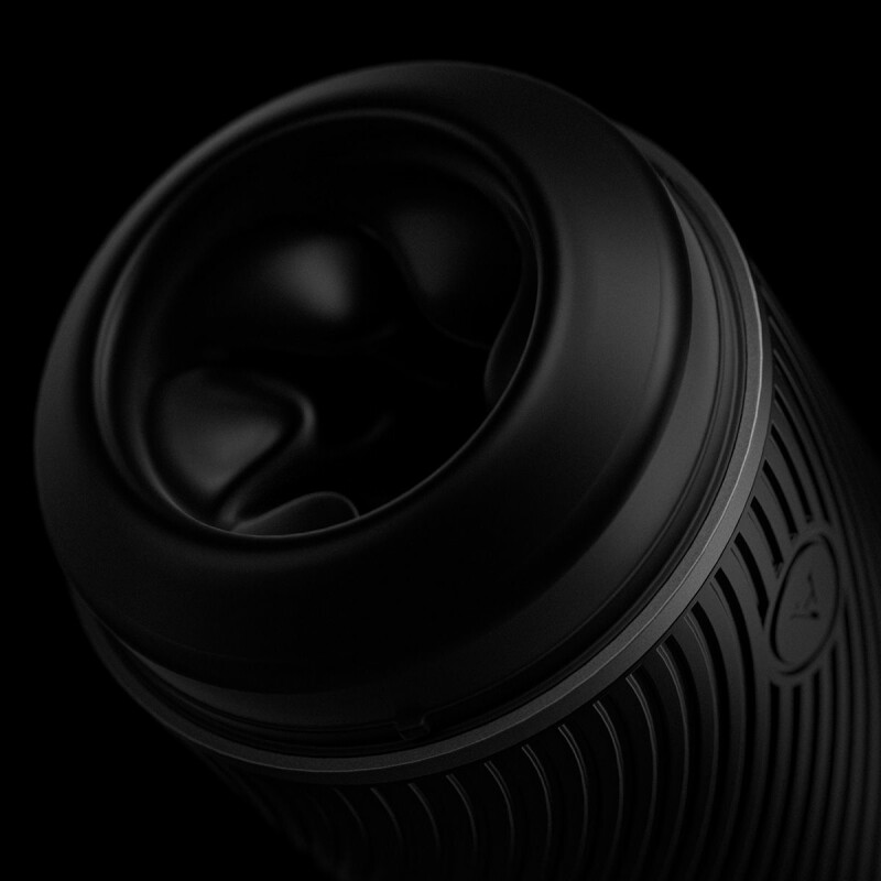 Мастурбатор хай-тек у колбі Arcwave Pow Stroker Black, рельєфний, 18 х 7 см - Изображение 6