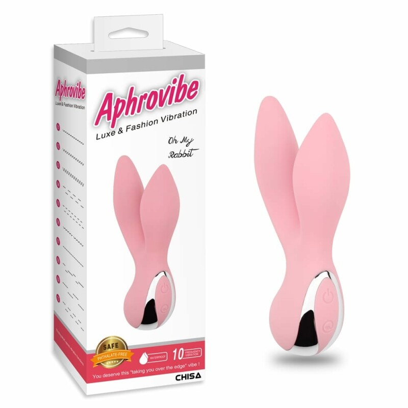 Вібратор-кролик Chisa Aphrovibe рожевий, 13.5 х 4 см - Зображення 7
