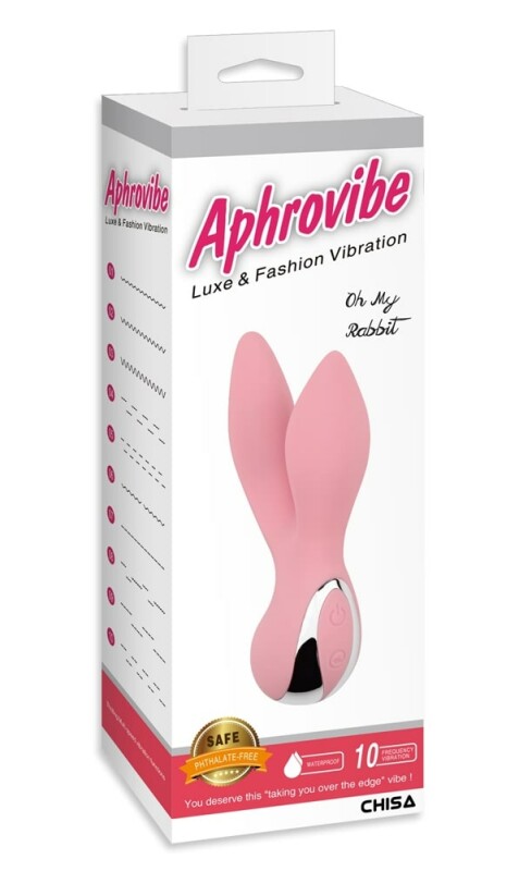Вібратор-кролик Chisa Aphrovibe рожевий, 13.5 х 4 см - Зображення 2