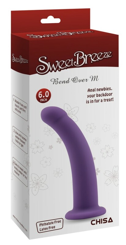 Фалоімітатор нереалістичний Chisa Bend Over M, фіолетовий, 15 х 3.3 см - Изображение 1