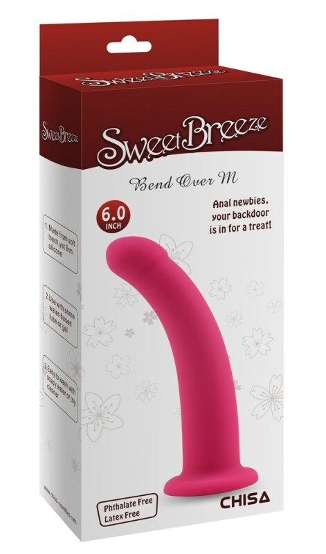 Фалоімітатор нереалістичний Chisa Bend Over M, рожевий, 15 х 3.3 см - Зображення 1