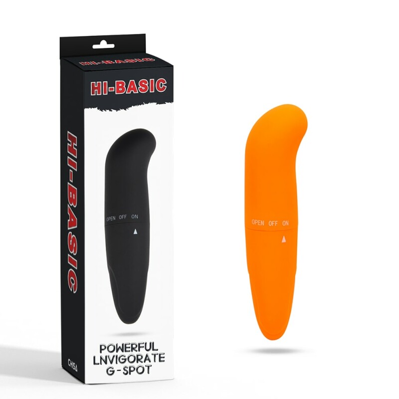 Вібратор для точки G Chisa Powerful Invigorate G-Spot, помаранчевий, 12 х 2.5 см - Изображение 1
