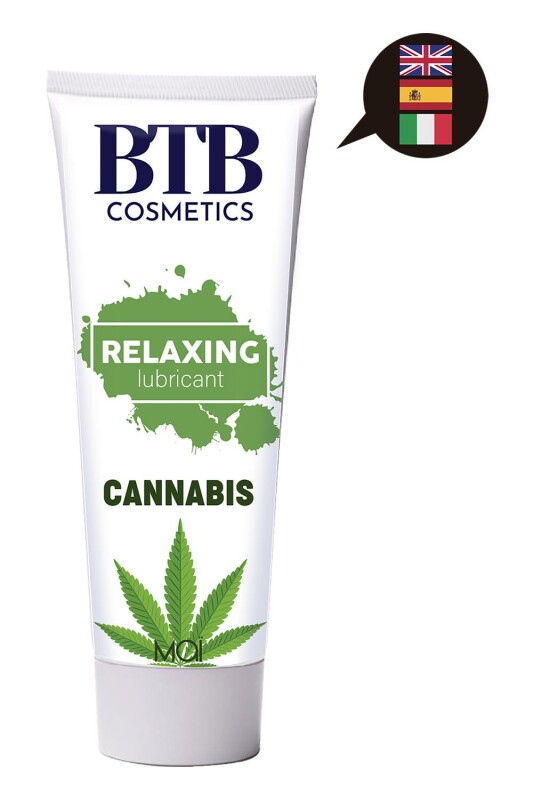 Лубрикант на водній основі з розслаблюючим ефектом BTB CANNABIS, 100 мл - Изображение 3