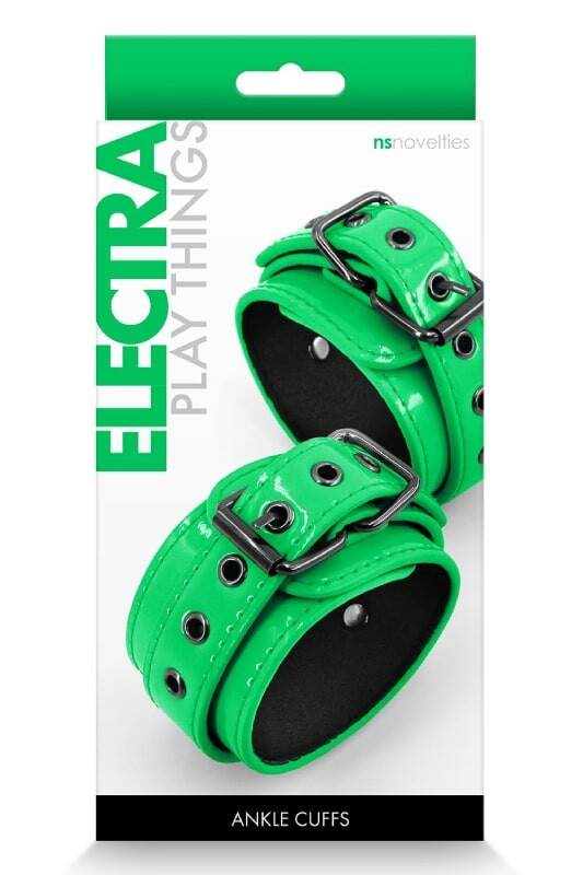 Поножі NS Novelties Electra Ankle Cuffs зелені - Зображення 1