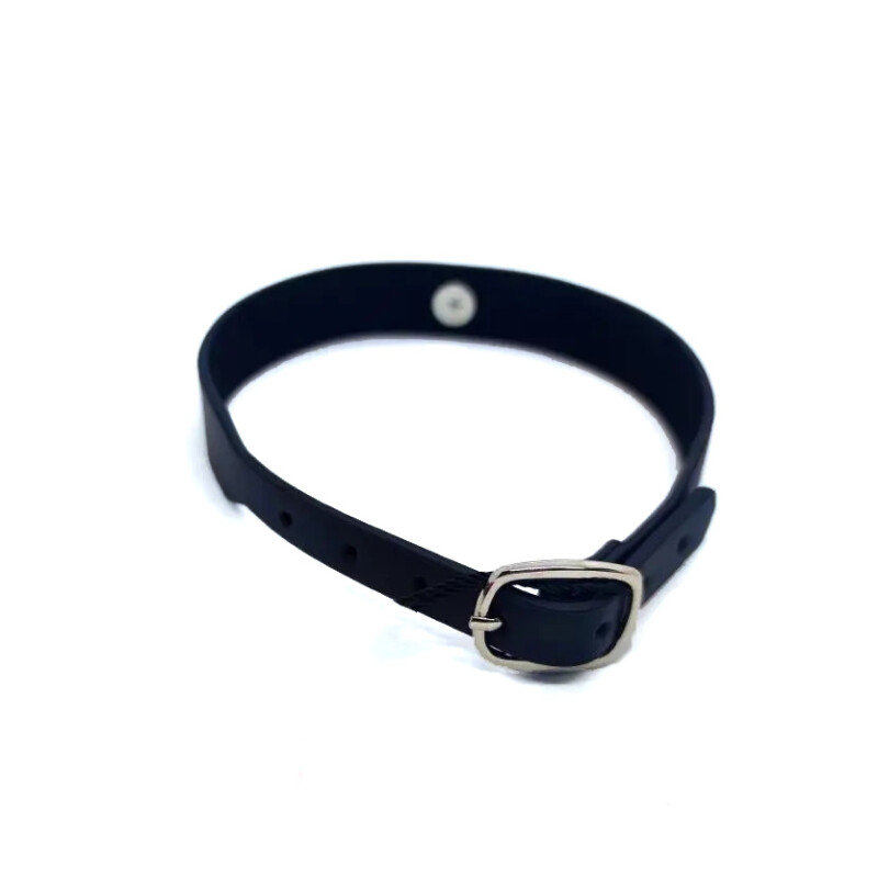 Нашийник з кільцем тонкий (чокер) Fetish Collar, чорний - Зображення 1