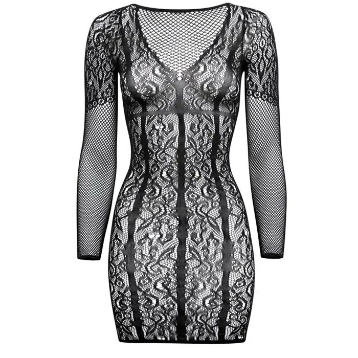 Сукня сексуальна мереживна One Size Fifty Shades of Grey, чорна - Зображення 2