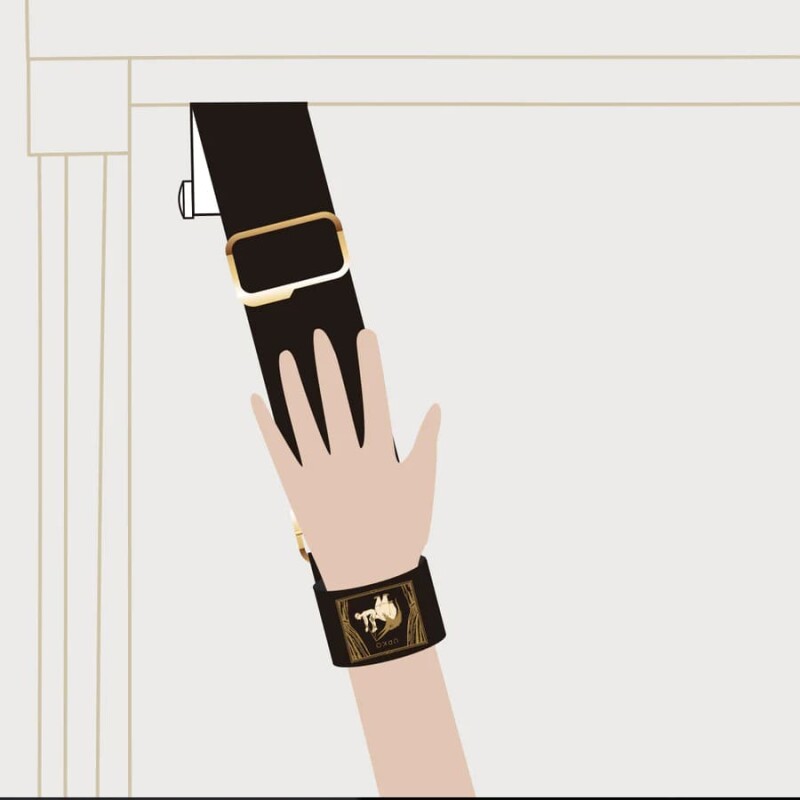 Фіксатори на двері UPKO Over the Door Hand Restraints для фіксації зап'ясть, чорного кольору - Зображення 6