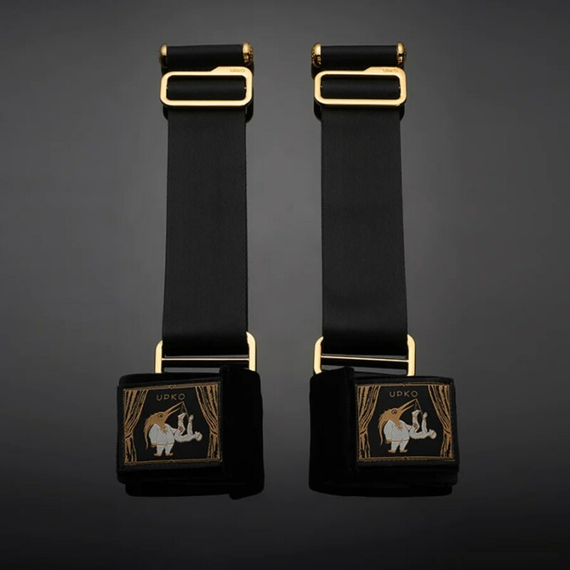 Фіксатори на двері UPKO Over the Door Hand Restraints для фіксації зап'ясть, чорного кольору - Зображення 1