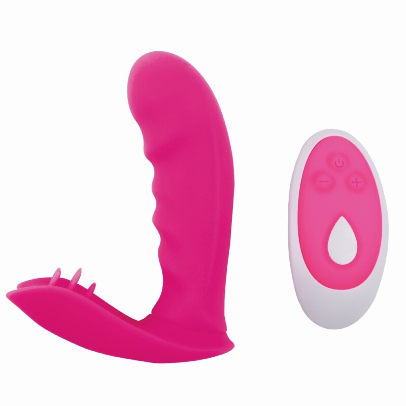 Страпон безремінний Chisa Intimate Melody з пультом, рожевий, 11.9 х 3.2 см - Зображення 1