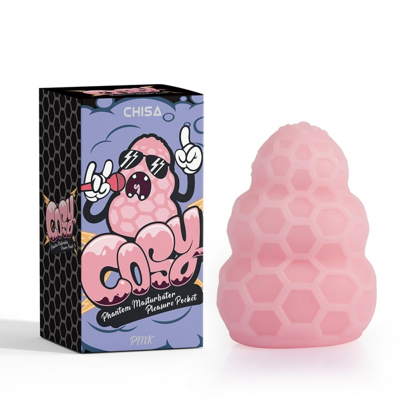 Мастурбатор нереалістичний Chisa COSY Phantom рельєфний, рожевий, 7.8 х 5.5 см