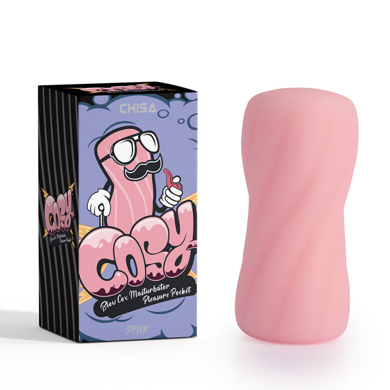 Мастурбатор хай-тек Chisa Cozy Blow Cox, з рельєфом, рожевий, 10.7 х 4.8 см