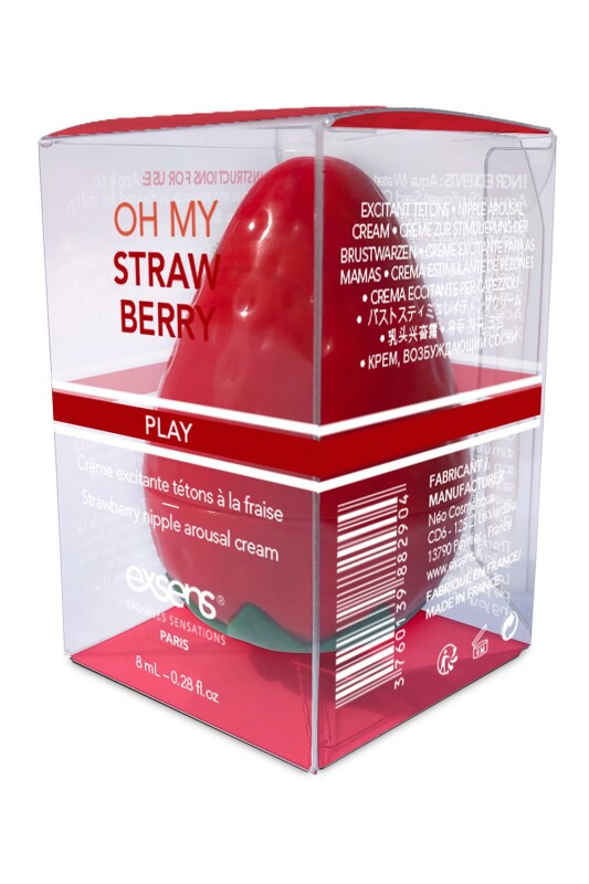 Стимулюючий крем для сосків Exsens Arousal Cream Oh My Strawberry, 8 мл - Зображення 1