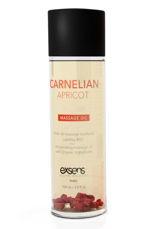 Масажна олія Exsens Organic Massage Oil Carnelian Apricot, 100 мл - Изображение 1