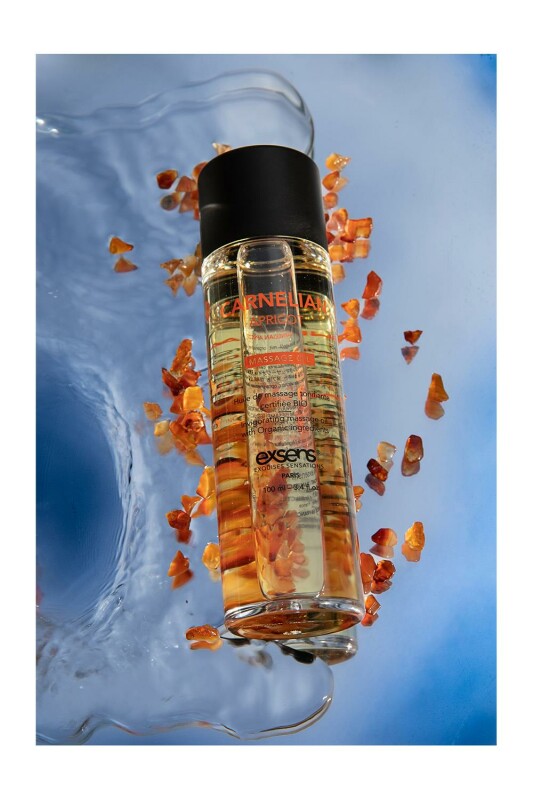 Масажна олія Exsens Organic Massage Oil Carnelian Apricot, 100 мл - Изображение 6