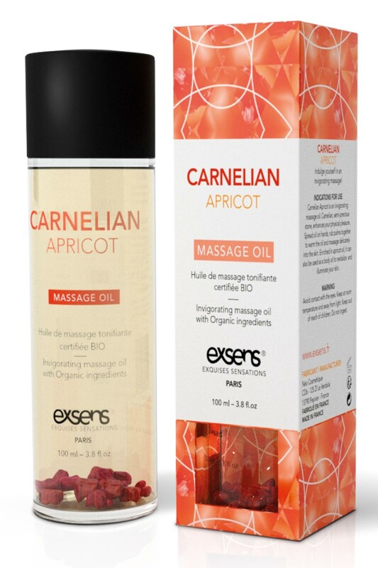 Масажна олія Exsens Organic Massage Oil Carnelian Apricot, 100 мл