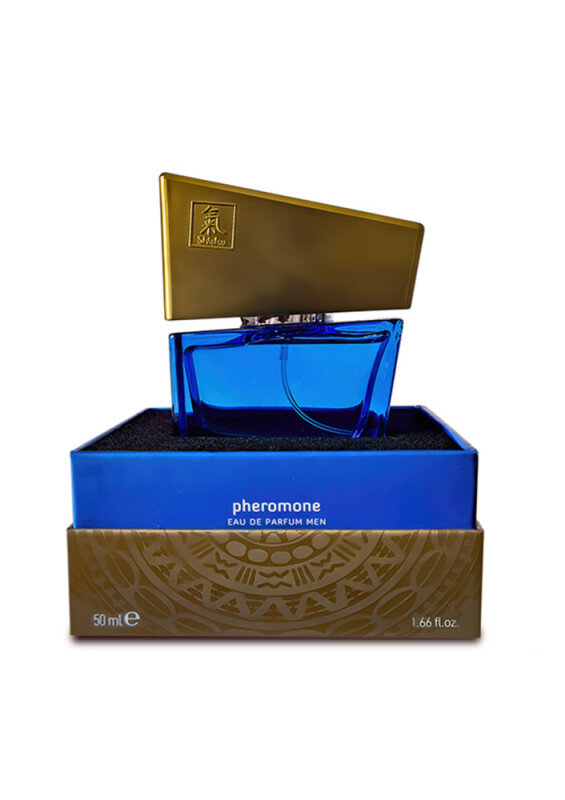 Парфуми чоловічі з феромонами HOT Shiatsu darkblue, 50 мл - Изображение 3