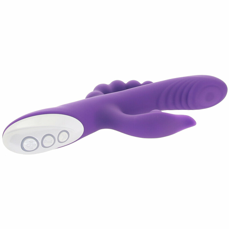 Вібратор для потрійної стимуляції Evolved Lick Me Triple Stim Vibe, фіолетовий - Зображення 5