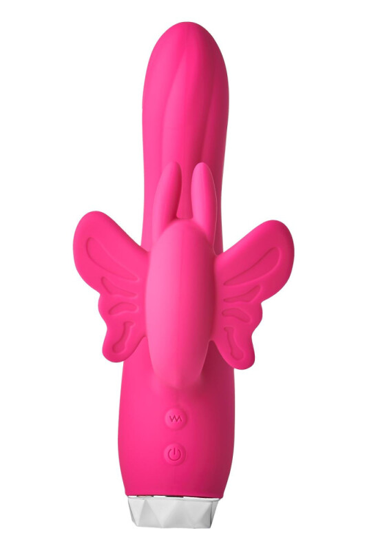 Вібратор-кролик Dream Toys FlirtsButterfly, рожевий, 17 х 3 см - Зображення 2