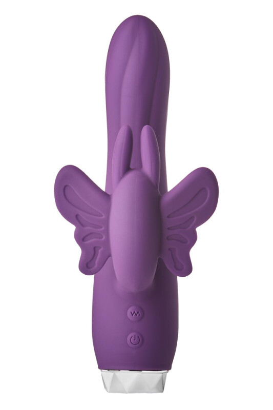 Вібратор-кролик Dream Toys FlirtsButterfly, фіолетовий, 17 х 3 см - Зображення 2