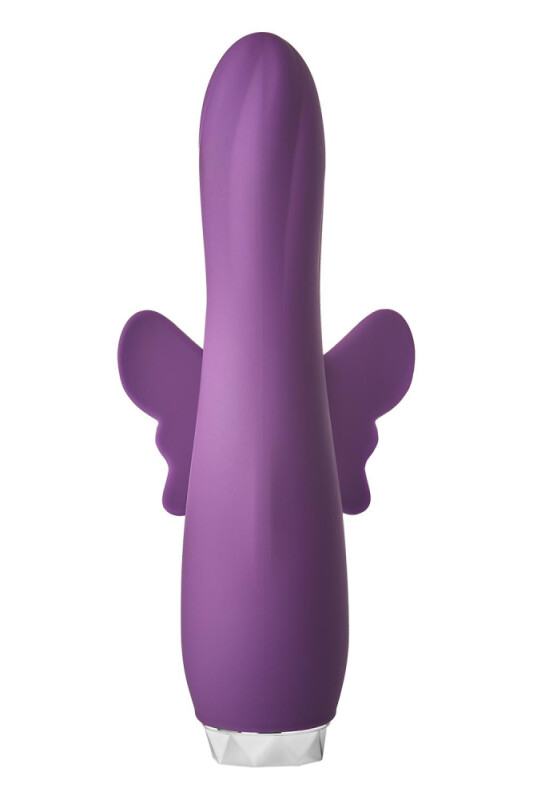 Вібратор-кролик Dream Toys FlirtsButterfly, фіолетовий, 17 х 3 см - Зображення 3