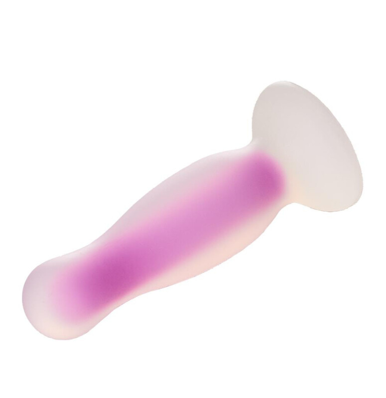 Анальна пробка, що світиться в темряві Dream Toys Radiant, M, синя - Зображення 3
