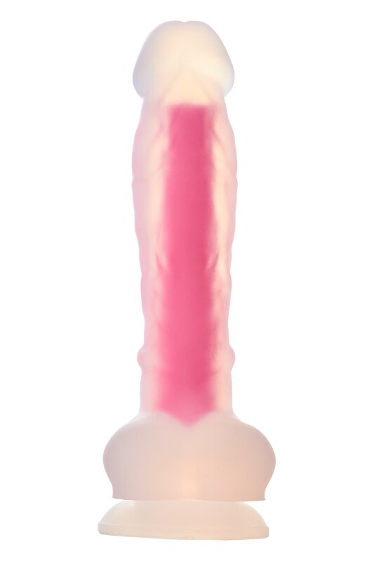Фалоімітатор, що світиться в темряві Dream Toys Radiant, L, рожевий - Изображение 2