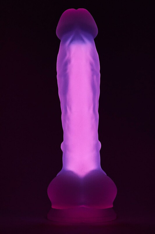Фалоімітатор, що світиться в темряві Dream Toys Radiant, L, рожевий