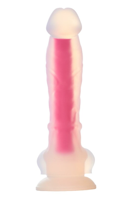 Фалоімітатор, що світиться в темряві Dream Toys Radiant, L, рожевий - Изображение 5