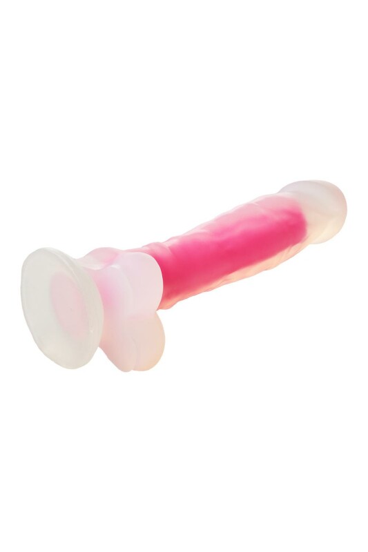 Фалоімітатор, що світиться в темряві Dream Toys Radiant, L, рожевий - Изображение 6