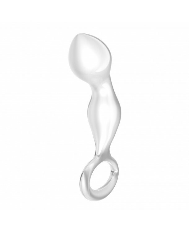 Анальна пробка Lovetoy Glass Romance, скляна, 11.4 х 2.9 см - Зображення 2