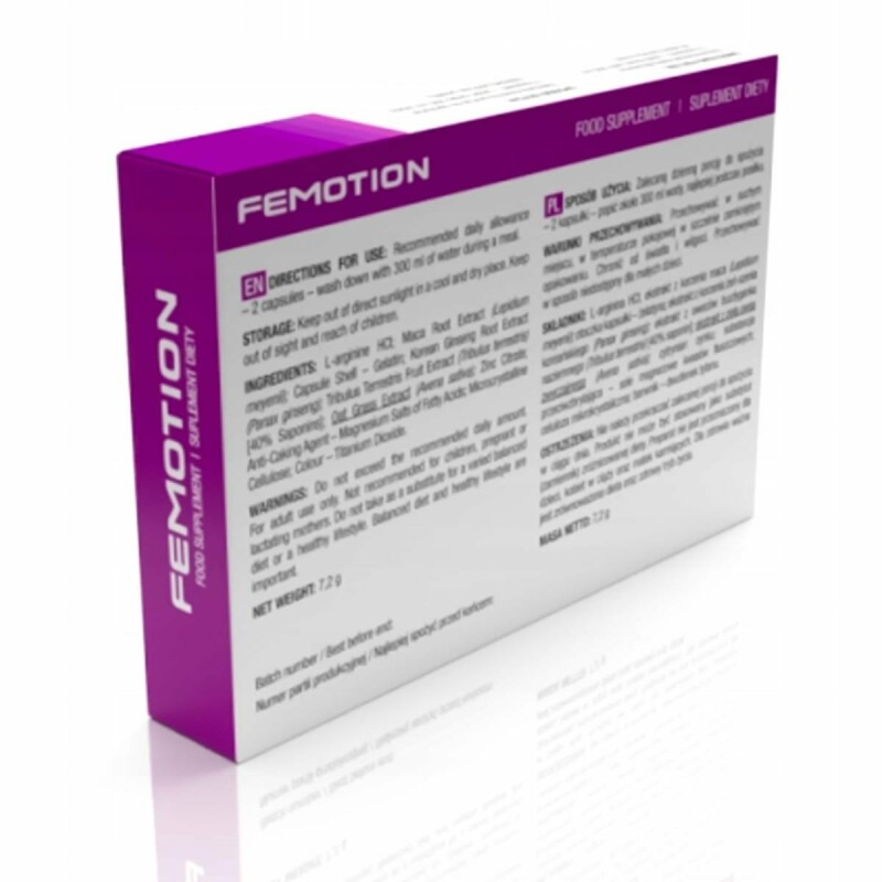 Біологічно активна добавка для підвищення лібідо у жінок Femotion, 10 капсул - Зображення 1