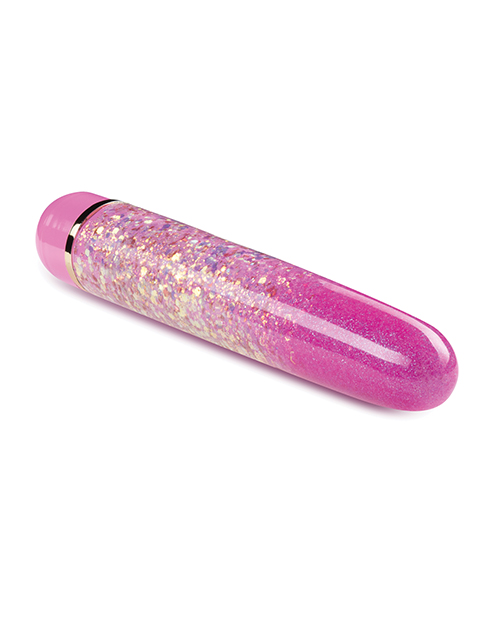 Вібратор із блискітками Blush Etherial Periwinkle, рожевий, 17.7 х 2.5 см - Зображення 3